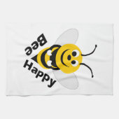Bee Happy Theedoek (Horizontaal)