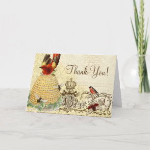 Bee Happy Vintage - Merci Cartes de notes