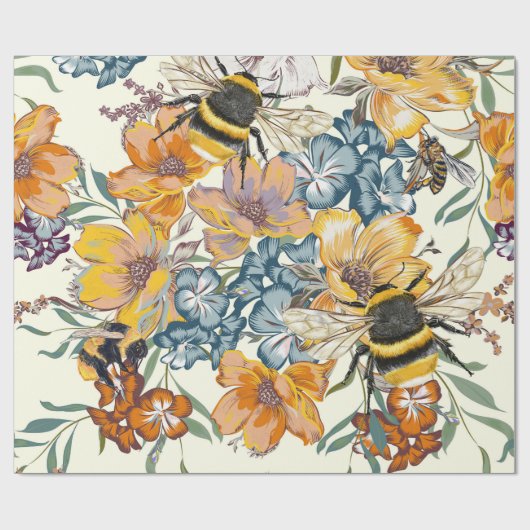 Bee Harmony Cadeaupapier (Vlak)