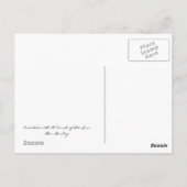 Bee heeft het druk briefkaart (Achterkant)