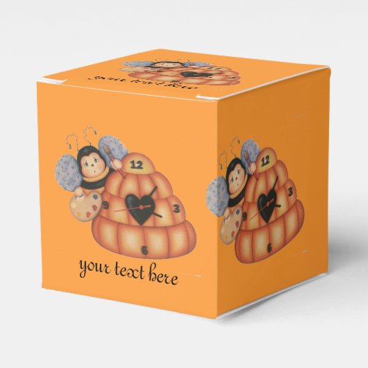 BEE HIVE BEDANKDOOSJES (Voorkant Zijde)