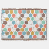 Bee Hive Module Patroon Deken (Voorkant)