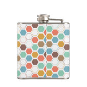 Bee Hive Module Patroon Heupfles (Achterkant)