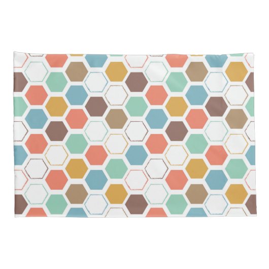 Bee Hive Module Patroon Kussensloop (Achterkant-Rechts)