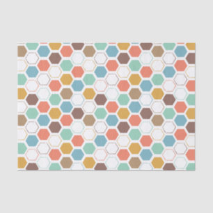 Bee Hive Module Patroon Tissuepapier