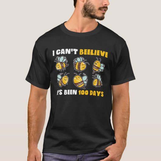 Bee Hive Tree 100-dagen school voor leraren & stud T-shirt (Voorkant)