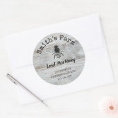 Bee Honey Produit d'affaires Sticker rond 3 pouces (Enveloppe)