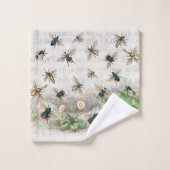 Bee Honey Travailleur Queen Bees Antique (Gant de toilette)