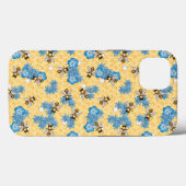 Bee Honeycomb Flowers iPhone/iPad case (Achterkant (horizontaal))