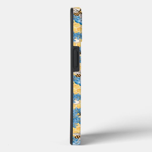Bee Honeycomb Flowers iPhone/iPad case (Achterkant / Rechts)