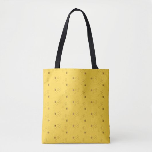 Bee Honeycomb Pattern Draagtas (Voorkant)