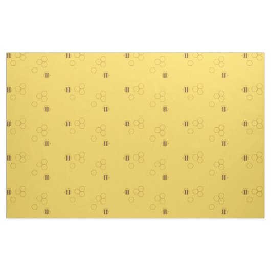 Bee Honeycomb Pattern Stof (Yard (91,4 cm))