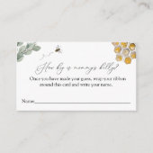 Bee How big is maman's ventre carte de jeu (Devant)