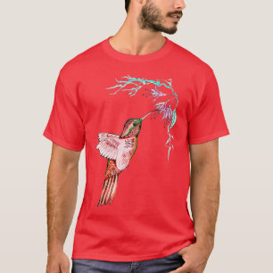 Bee Hummingbird Beauful Bird Lovers T-shirt