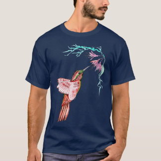 Bee Hummingbird Beauful Bird Lovers T-shirt