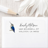 Bee Hummingbird Return Address Label (Insitu)