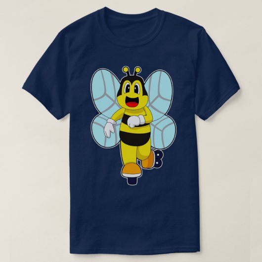 Bee Inline schaatsen Roller schaatsen T-shirt (Design voorkant)