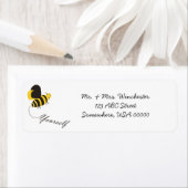 Bee jezelf etiket (Insitu)