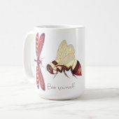 Bee jezelf koffiemok (Voorkant links)