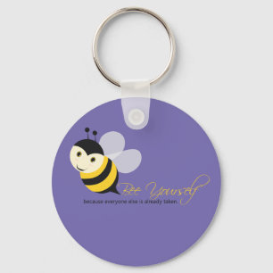 Bee jezelf sleutelhanger