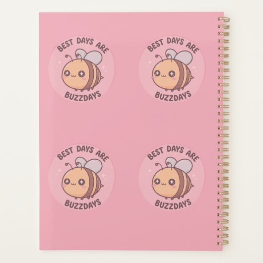 Bee Journal – Cute Pastel Bumblebee Notebook (Dos)