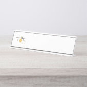 Bee Keeper Bureau Naambordje (Voorkant)