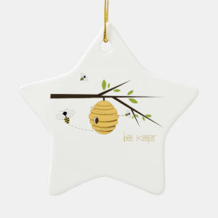 Bee Keeper Keramisch Ornament
