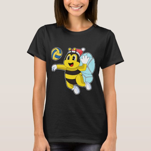 Bee Kerstvolleybal T-shirt (Voorkant)