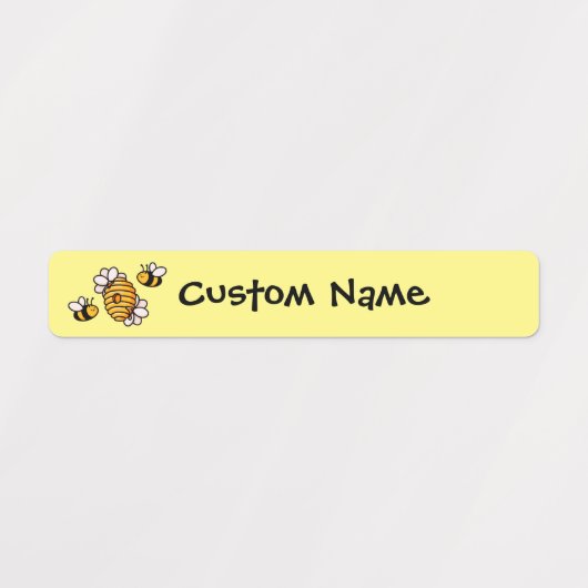Bee Kids Waterproof Nom Étiquette Fournitures scol (Design 2)