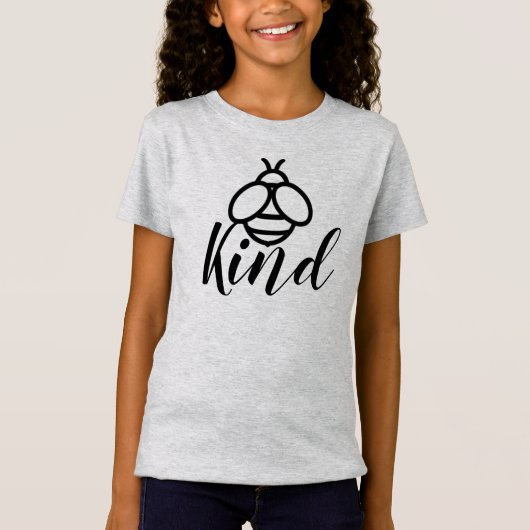 Bee Kind be leuke hommel grafisch ontwerp T-shirt (Voorkant)