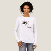 Bee Kind beroemd gemaakt door Cussdum Design Tri-Blend Shirt (Voorkant)
