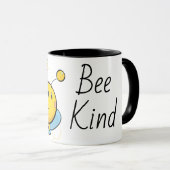 Bee Kind Cute Pinback Button Mok (Voorkant rechts)