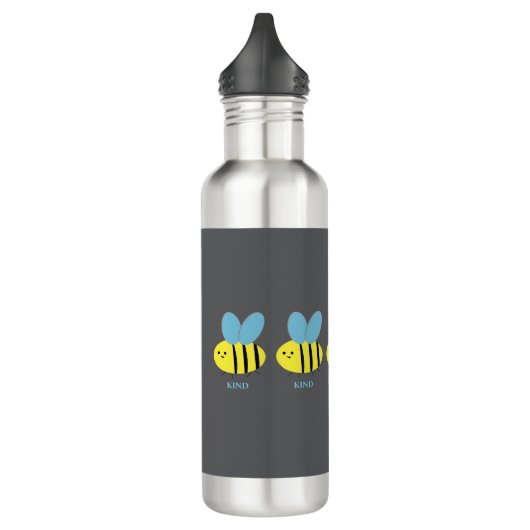 Bee Kind Grey Waterfles (Links)