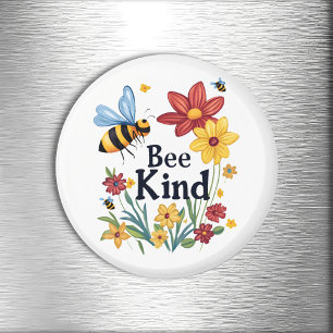 Bee Kind koelkast Magneet