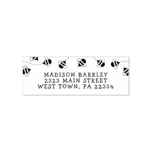 Bee Kind Leuke Bijenkorf Retouradres Stempel