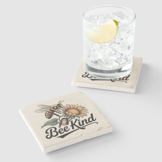 Bee Kind Onderzetter (Zijkant)