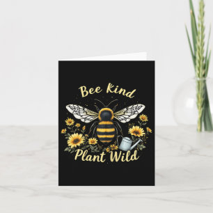 Bee Kind Plant Wild Milieubescherming Aarde Kaart