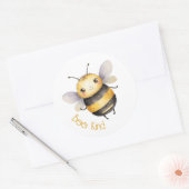 Bee Kind Ronde Sticker (Envelop)