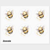 Bee Kind Ronde Sticker (Vel)