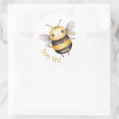 Bee Kind Ronde Sticker (Tas)