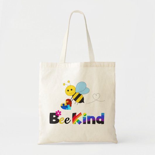 Bee Kind Tote Bag (Voorkant)