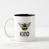 Bee Kind Tweekleurige Koffiemok (Links)