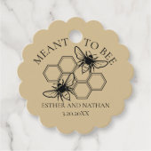 Bee Kraft Wedding Dank je wel Bedankjes Labels (Voorkant)