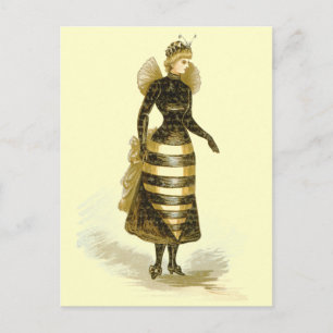 Bee Lady Briefkaart