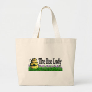 Bee Lady Grote Tote Bag