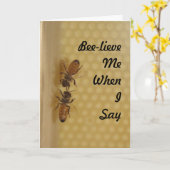 Bee Lieve Me, Je Manque Ta Carte (Fleur jaune)