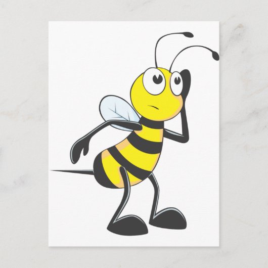 Bee Listening Briefkaart (Voorkant)