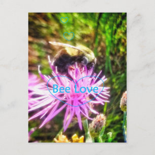 BEE LOVE ORIGINEEL BRIEFKAART
