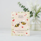 BEE Ma Saint-Valentin ! Carte de vacances de clas (Debout devant)