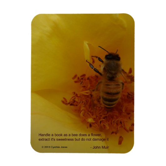 Bee Magnet Magneet (Verticaal)